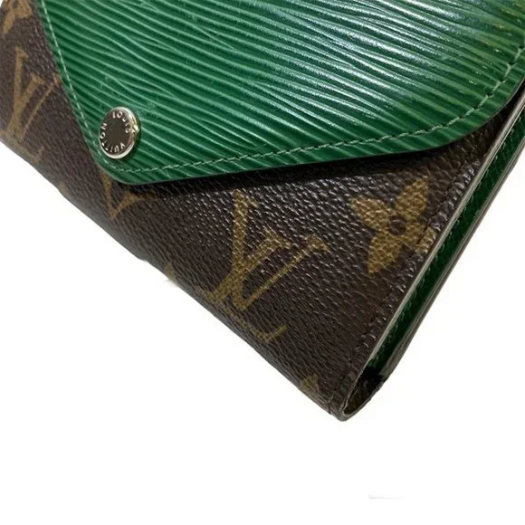 Louis Vuitton Monogram x Epi Portefeuille Marie Lou Compact M60492 Wallet Tri... - Picture 8 of 9